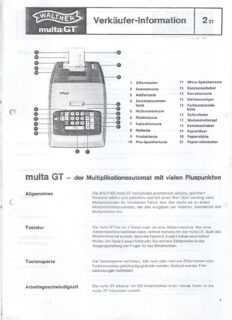 Zum Artikel "Neuzugang: Tischrechner Walther Multa 32"