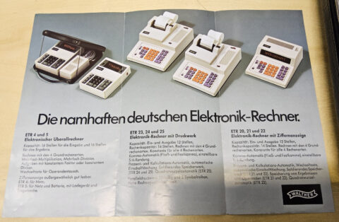 Zum Artikel "Neuzugang: Elektronischer Tischrechner Walther ETR5"